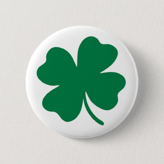 St. Patrick's Day Essential: Green Shamrock Button (Voorkant)