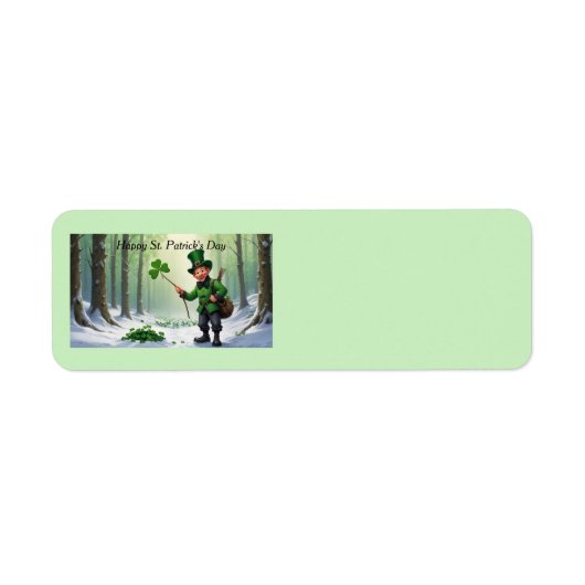 St. Patrick's Day Etiket (Voorkant)