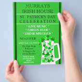 St. Patrick's Day Event Celebration Flyer (Hand)