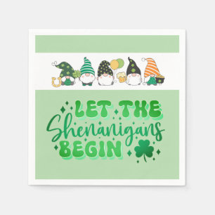 St Patrick's Day-feest Servet