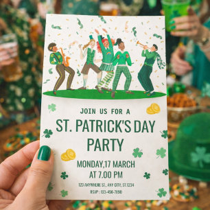 St. Patrick's Day Feestje Kaart