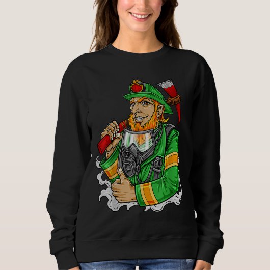 St. Patrick's Day Firefighter Trui (Voorkant)