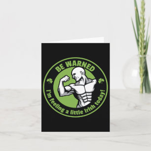 St Patricks Day Fitness Gym Workout Shamrock Manne Kaart