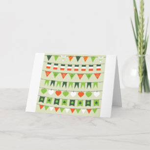 st patricks day flag kaart