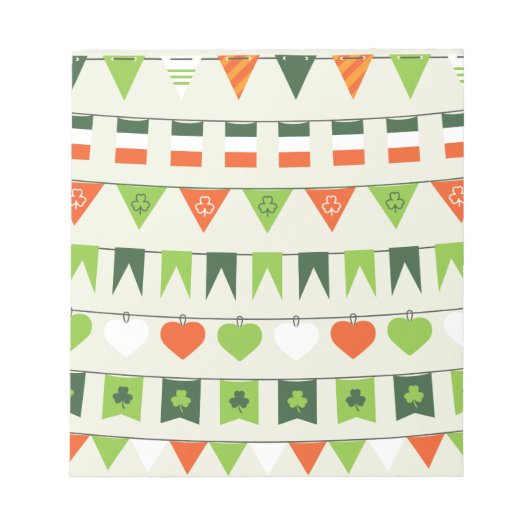 st patricks day flag notitieblok (Voorkant)