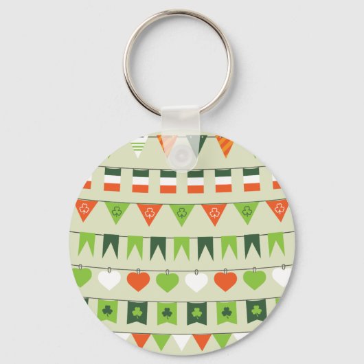 st patricks day flag sleutelhanger (Voorkant)