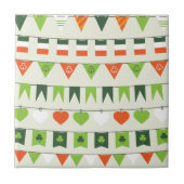 st patricks day flag tegeltje (Voorkant)