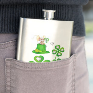 St. Patrick's Day Flask Flacon