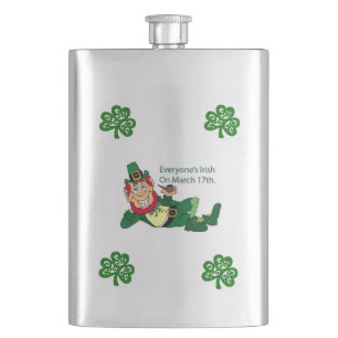 St. Patrick's Day Flask Flacon