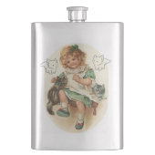 St. Patrick's Day Flask kitten Flacon (Voorkant)
