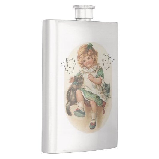 St. Patrick's Day Flask kitten Flacon (Rechts)