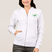 St. Patricks Day fleece for irish women and girl Hoodie (Voorkant)