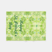 St Patrick's Day Fleece Lap Blanket for Wheelstoel (Voorkant (Horizontaal))