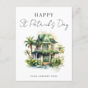St. Patrick's Day Florida House Realty Marketing Feestdagenkaart