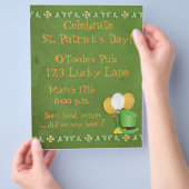 St. Patrick's Day Flyer (Hand)