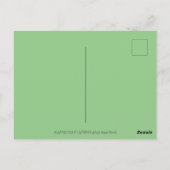 ST. PATRICK'S DAY FOLK ART SHAMROCKS N' LADYBUGS BRIEFKAART (Achterkant)