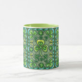 ST. PATRICK'S DAY FOLK ART SHAMROCKS N' LADYBUGS MOK (Midden)