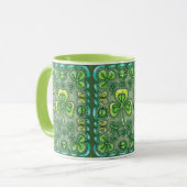 ST. PATRICK'S DAY FOLK ART SHAMROCKS N' LADYBUGS MOK (Voorkant links)