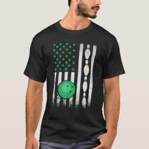St Patrick's Day for Idea Irish American Bowling T-shirt