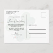 St Patrick's Day Foto Birth Aankondigingskaart (Achterkant)