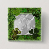 St. Patrick's Day Foto Button (Voorkant)