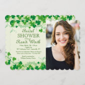 St. Patrick's Day Foto Uitnodiging (Voorkant / Achterkant)