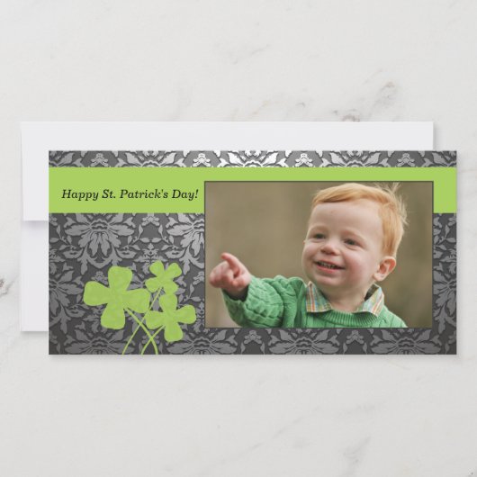 St. Patrick's Day Fotokaart (Voorkant)