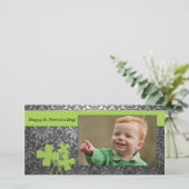 St. Patrick's Day Fotokaart (Staand voorkant)