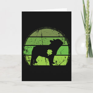 St Patricks Day Franse hondliefhebber St Patricks Kaart