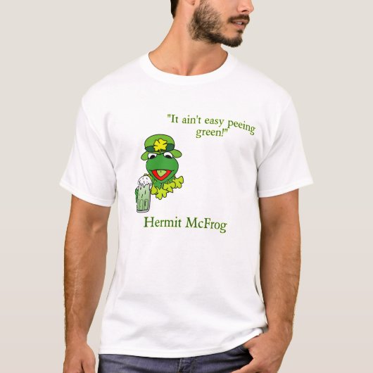 St. Patricks Day Frog grappig shirt (Voorkant)