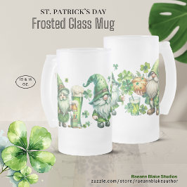 St. Patrick's Day Frosted Glass Mok