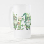 St. Patrick's Day Frosted Glass Mug (Devant gauche)