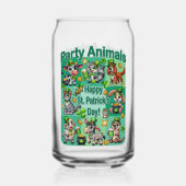 St. Patrick's Day Fun et adorable "Animaux de fête (Verso)
