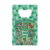 St. Patrick's Day Fun et adorable "Animaux de fête (Dos)