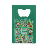St. Patrick's Day Fun et adorable "Animaux de fête (Dos)
