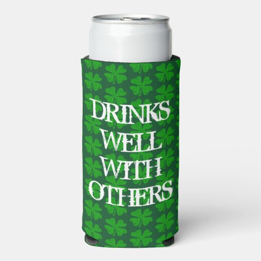 St Patrick's Day Funny Green Seltzer Koelboxxen (Seltzer Voorkant)