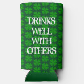 St Patrick's Day Funny Green Seltzer Koelboxxen (Achterkant)