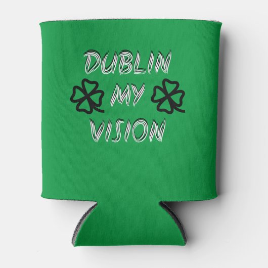 St. Patrick's Day Funny Humor Green Blikjeskoeler (Voorkant)