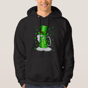 St Patricks Day Funny Shamrock Irish Beer Drink Hoodie