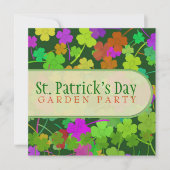 St. Patrick's Day Garden Party Invitations (Devant)