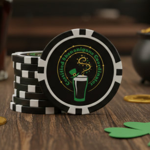 St. Patrick's Day Gecertificeerde Schelmenstreken Poker Chips