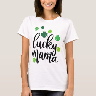 St. Patrick's Day geluksmoeder T-shirt