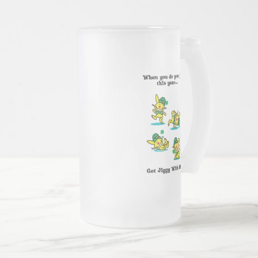 St Patrick's Day | Geniet ervan Matglas Bierpul (Voorkant rechts)