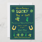 St. Patrick's Day Genre Reveal Invitation tendance (Devant)