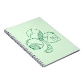 St. Patrick's Day Geometry Notitieboek (Rechterzijde)