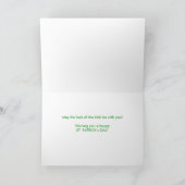 St. Patrick's Day Gepersonaliseerd met Personalize Kaart (Binnen)