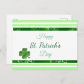 St Patrick's Day gepersonaliseerde postkaart (Voorkant / Achterkant)
