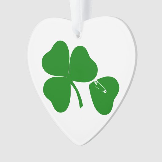 St Patrick's Day - Get Lucky 3+1 = 4 Ornament (voorkant)