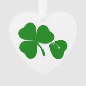 St Patrick's Day - Get Lucky 3+1 = 4 Ornament (voorkant)