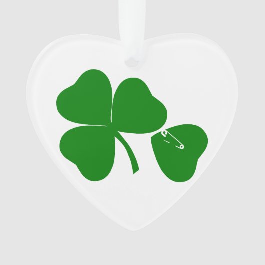 St Patrick's Day - Get Lucky 3+1 = 4 Ornament (voorkant)